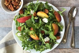 Georgia Peach and Arugula Salad