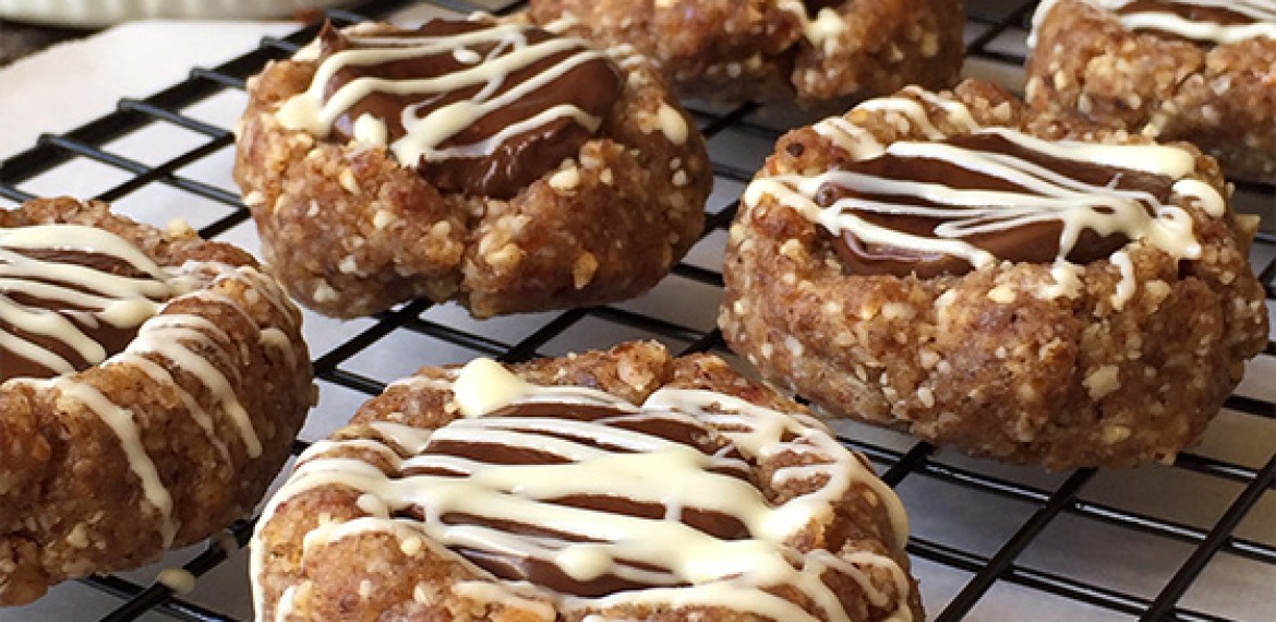 Nutella Thumbprint Cookies