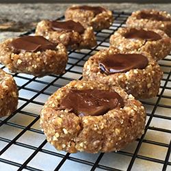 Nutella Thumbprint Cookies