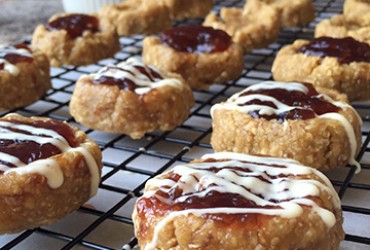 Raw Raspberry Orange Thumbprints