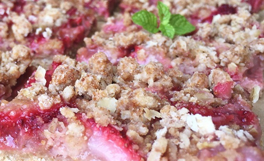 Strawberry Rhubarb Bars