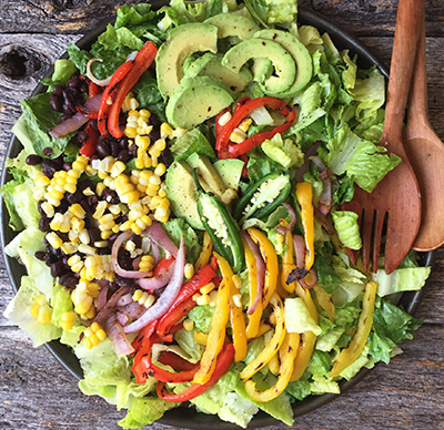 Veggie Fajita Salad