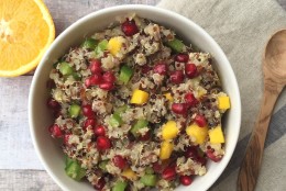 Warm Colorful Quinoa Salad