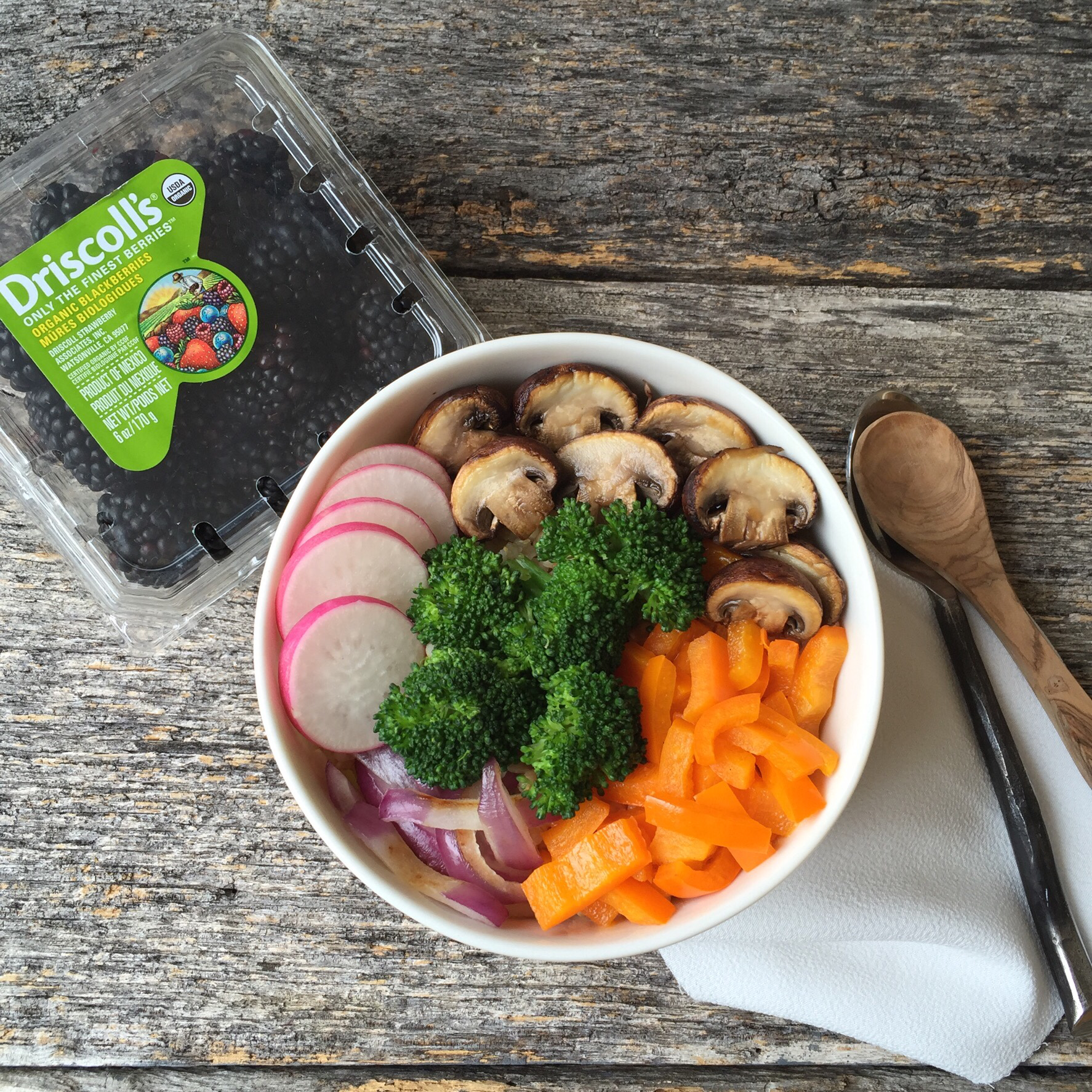 Balance Bowl with Blackberry Maple Tahini 